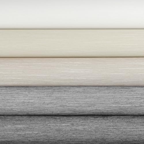 Motorized Blinds with Remote, APP, Voice Control - Light Filtering | Custom Motorized Roller Shades, Electric Blinds Work with Apple Homekit, Alexa, Google(Fabric Samples Multicolor)
