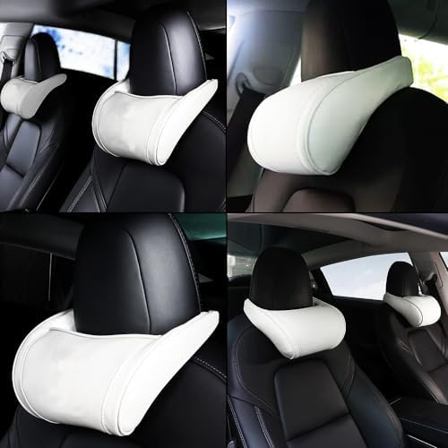 Car Headrest Neck Pillow Support Memory Foam Ergonomic Design Accessory for D...