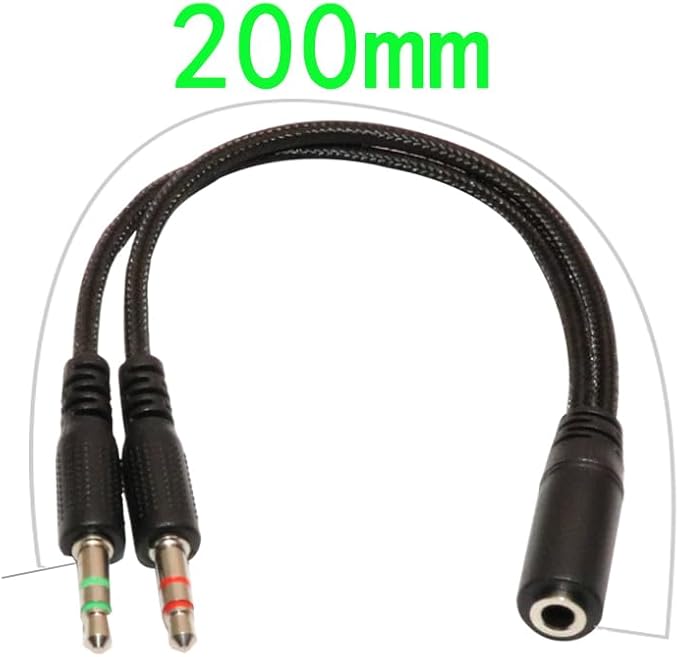 ZJKJHJY 3.5mm Audio Y Splitter Cable, Headphone and Microphone Adapter - Image 5