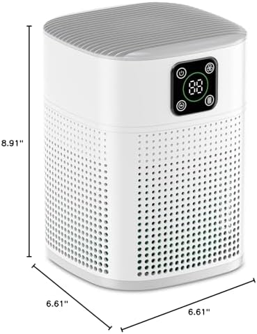 honeyuan air purifiers for bedroom, h13 hepa filter, view 10