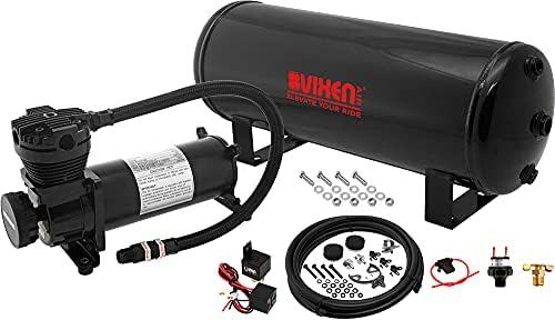 Vixen Air 12V Air Suspension Kit with 200 PSI Compressor and 3 Gallon Tank On...