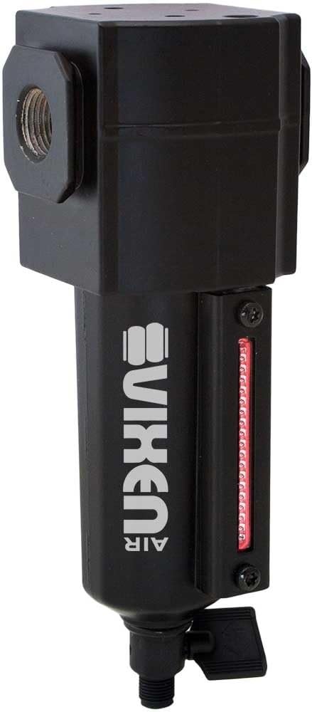 Vixen Air 3/8" NPT in-line Aluminum Air Filter (Water Trap/Separator) fo...