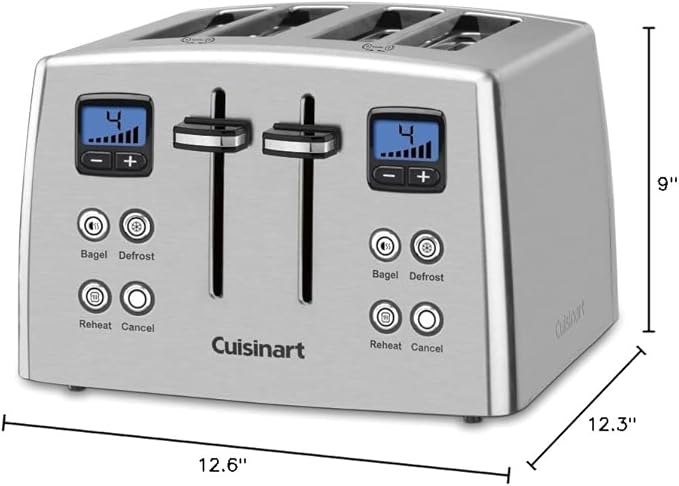 Cuisinart 4 Slice Countdown Motorized Toaster, Compact Design - Image 8