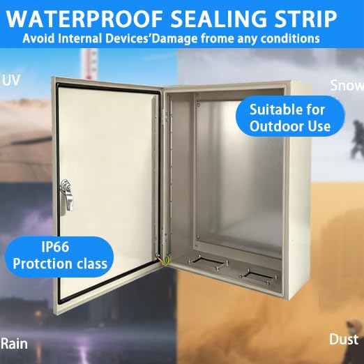 Carbon Steel Enclosure, IP66 Waterproof & Dustproof Electrical Metal Box - Image 7