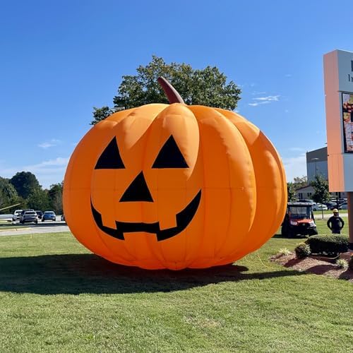 Giant 15Ft Halloween Inflatables Pumpkin Decorations, Blow Up Yard Decoration...