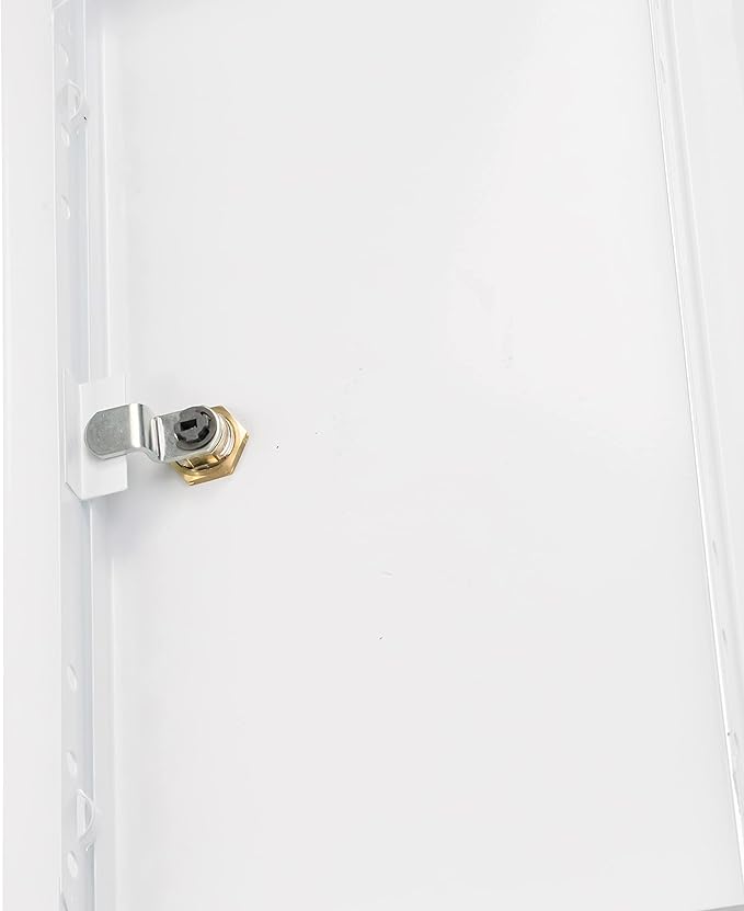 6" x 12" Lockable White Metal Access Panel. Service Shaft Door Panel - Image 6