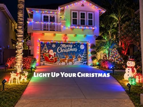 Halloween & Christmas Outdoor Spotlight, 6500K Cool White LED Landscape L...