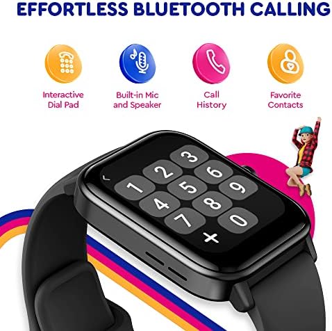 Ignite VeryFit Smart Watch for Men Women Fitness Tracker Watch (Black)