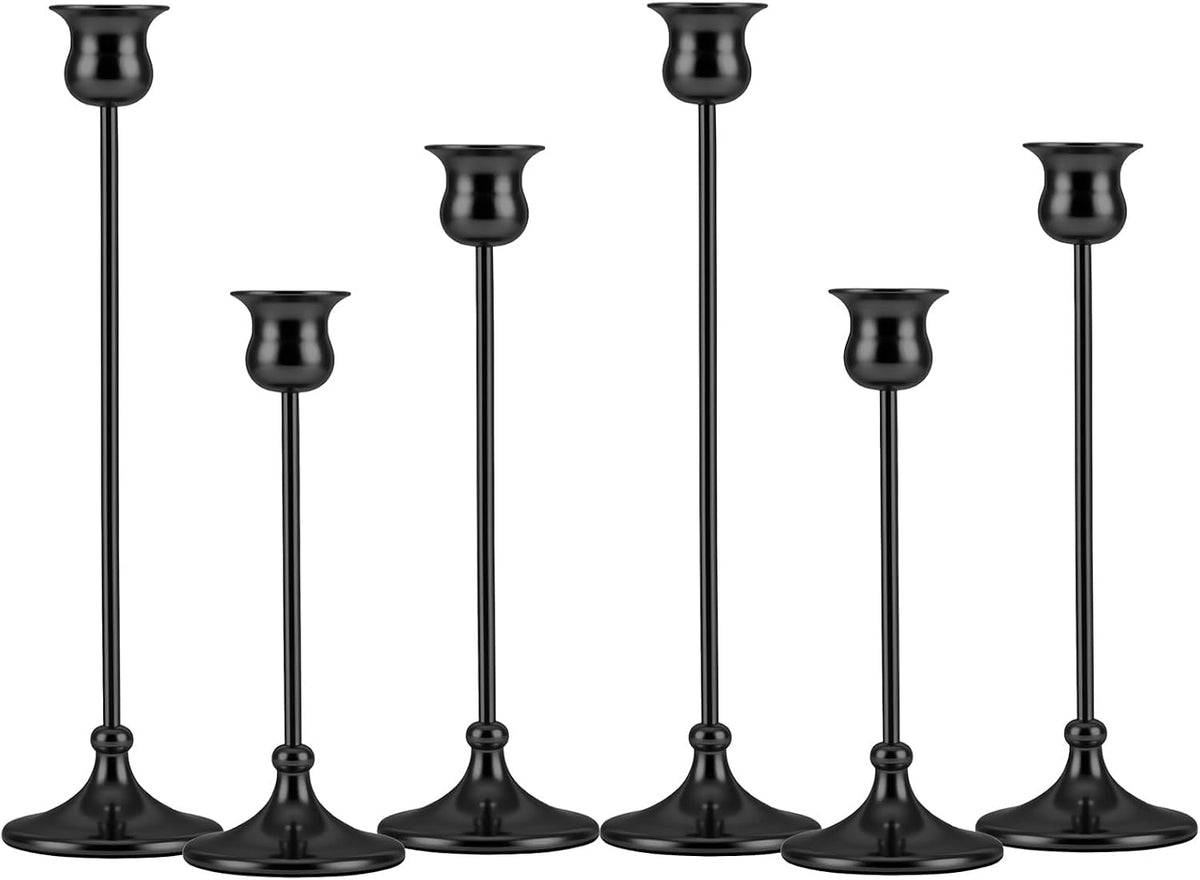 Metal Candle Holder Taper Candlestick Holders for Candle Sticks Vintage Cande...