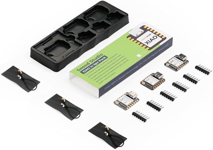 XIAO ESP32S3 3PCS Pack- 2.4GHz WiFi, BLE 5.0, 8MB PSRAM, 8MB Flash, Battery - Image 5