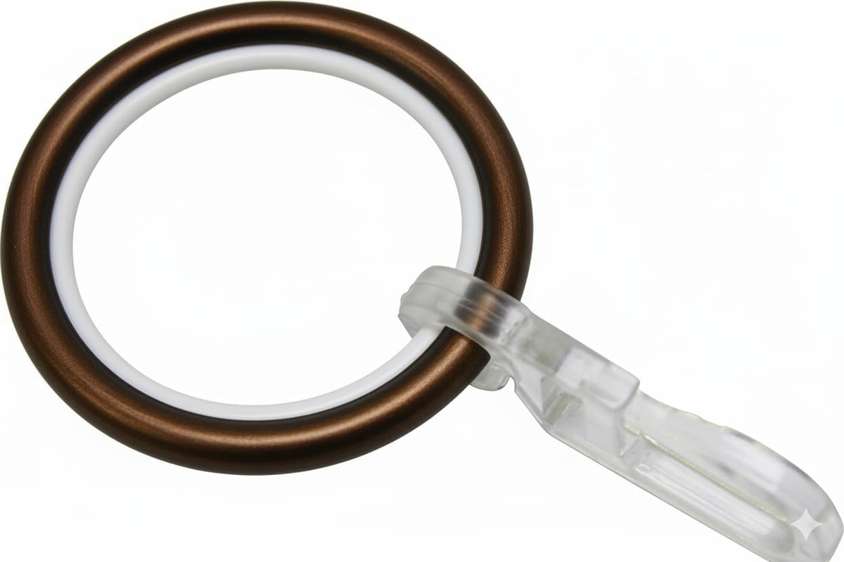 Curtain ring Ø 20 mm bronze, Metal