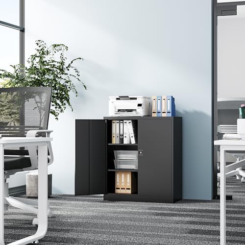 fesbos metal storage cabinet-36” tall steel file cabinets, view 9