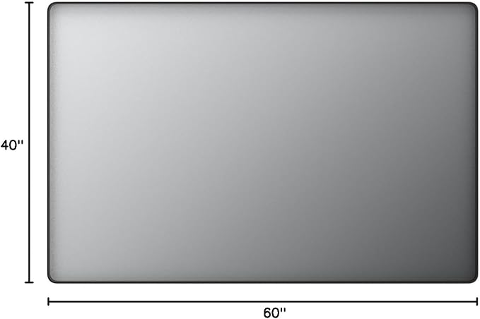 LOAAO 60X40 Inch Black Metal Framed Bathroom Mirror - Image 9