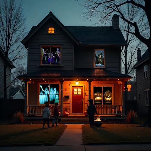 AtmosFXยฎ Halloween Hollusion Digital Decoration on USB Includes 8 Atmosfx Vid...