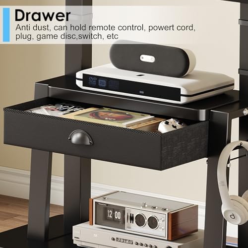 Mobile TV Stand on Wheels for 42-100 inch TVs up to 330lbs, Rolling TV Cart w...