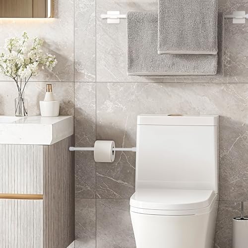 2 Pcs Small Tension Rod 12-20 inch Spring Rod, Tension Rod Spring Tension Rod, Small Tension Curtain Rod, Short Thin Tension Rods, Mini Tension Rods for Closet, Cabinets, Cupboard, Drawers, White