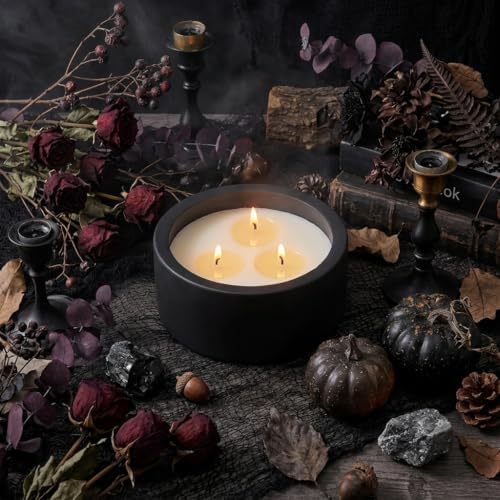 Viyffo 20oz Large Fall Scented Candle โ Eucalyptus & Rosemary, 3 Wick Non...