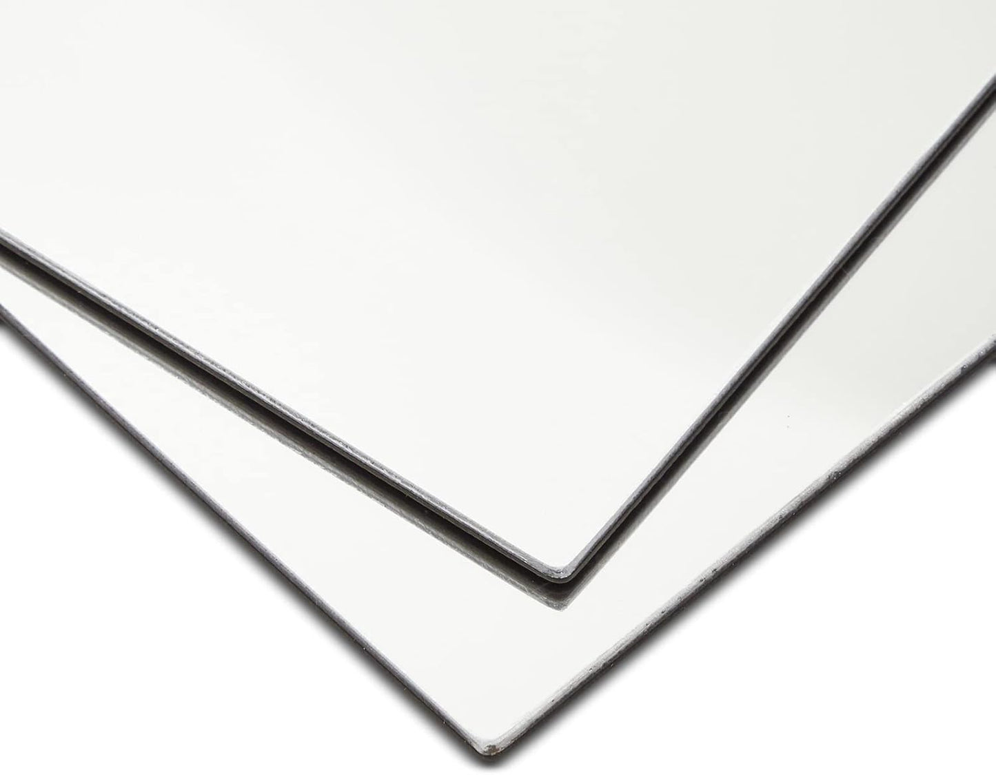 Juvale Locker Mirror Magnetic - 4 x 6 in, Silver Acrylic, Rectangular, Set of 2 - Magnetic Mirror for Locker Accessories & Office Use - Shatterproof & Rounded Corners for School & Office