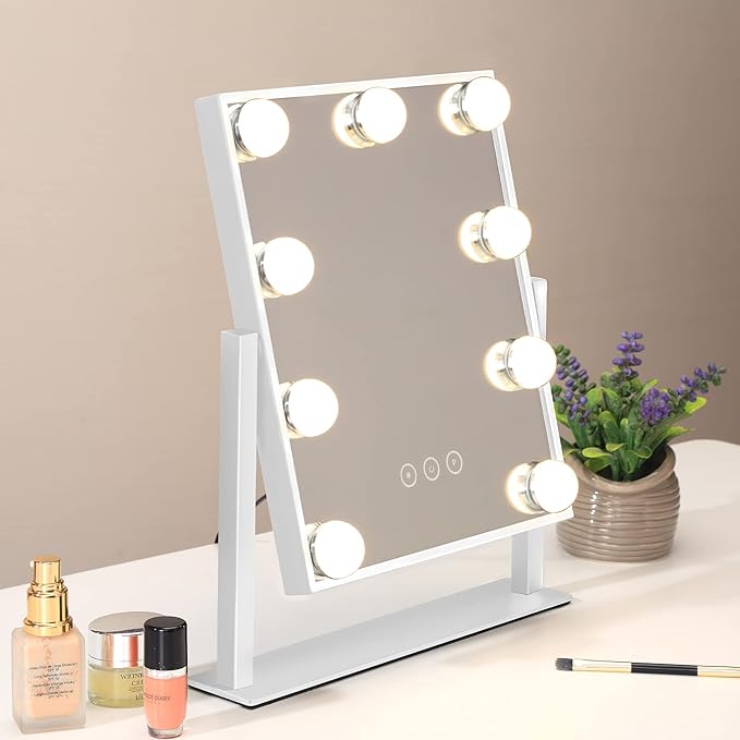 Vanity Mirror with Lights, Makeup Mirror with Lights, 3 Color Lighting Modes - Image 9