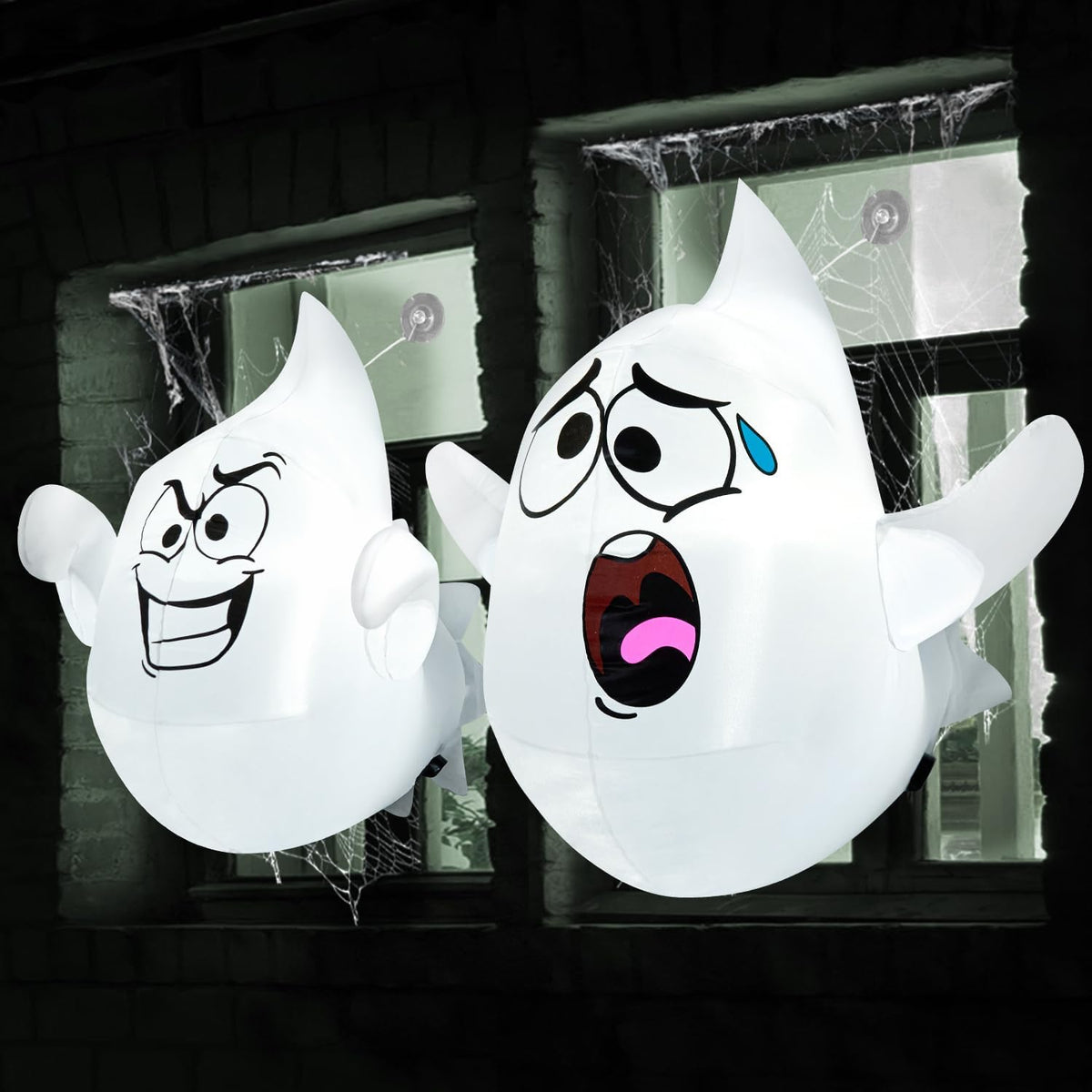 Joiedomi 2 Pcs Halloween Inflatables Outdoor Decorations, Halloween Blow Ups ...