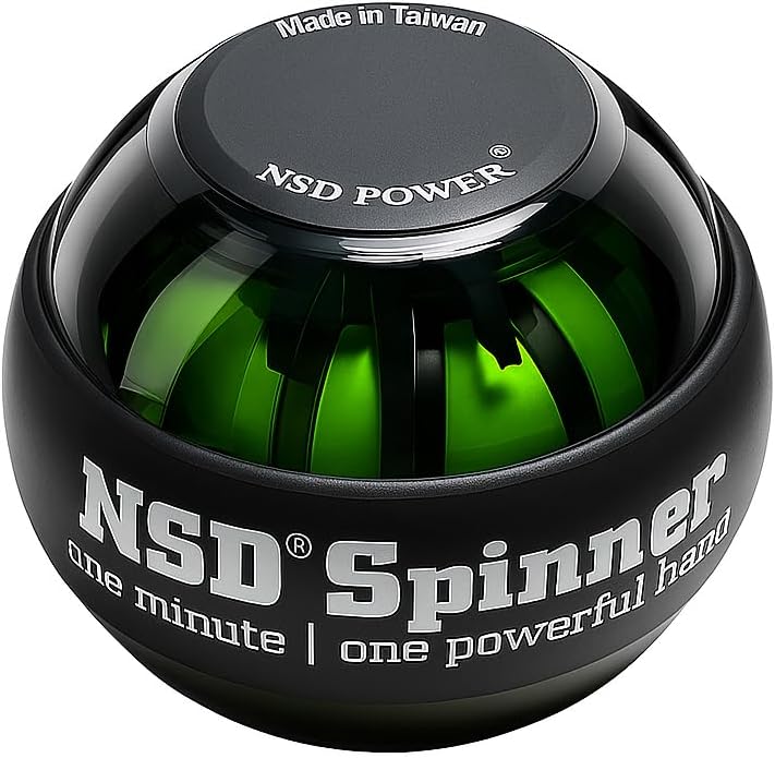 NSD Manual Thumb Wind Start Spinner Gyro Ball โ Up to 15,000-18,000 RPM Premi...