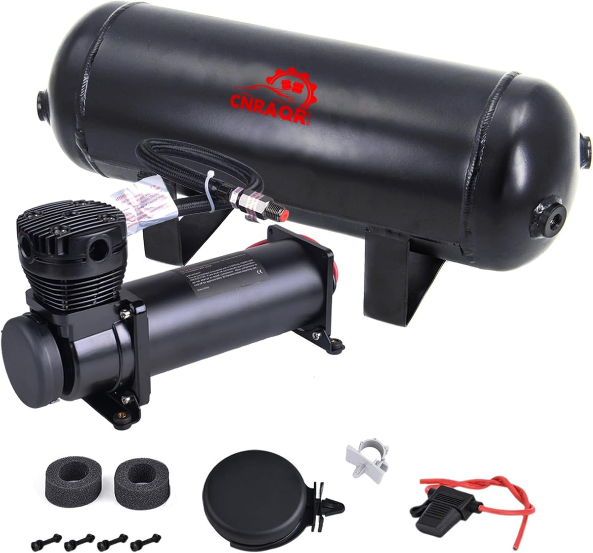 3 Gallon Air Tank with 200PSI Air Compressor for Suspension/Air Ride/Bag/Car ...