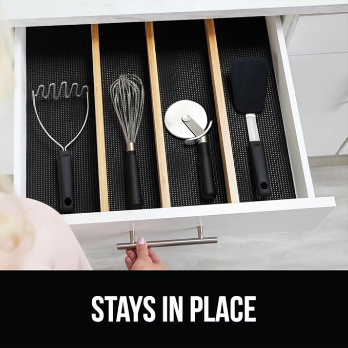 GORILLA GRIP powerGRIP Drawer Shelf and Cabinet Liner, Thick Strong Hold - Image 9