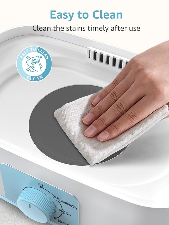 Grownsy Adjustable 4 in 1 Large Bottle Sterilizer and Dryer, 8 Bottles Capacity - Image 7