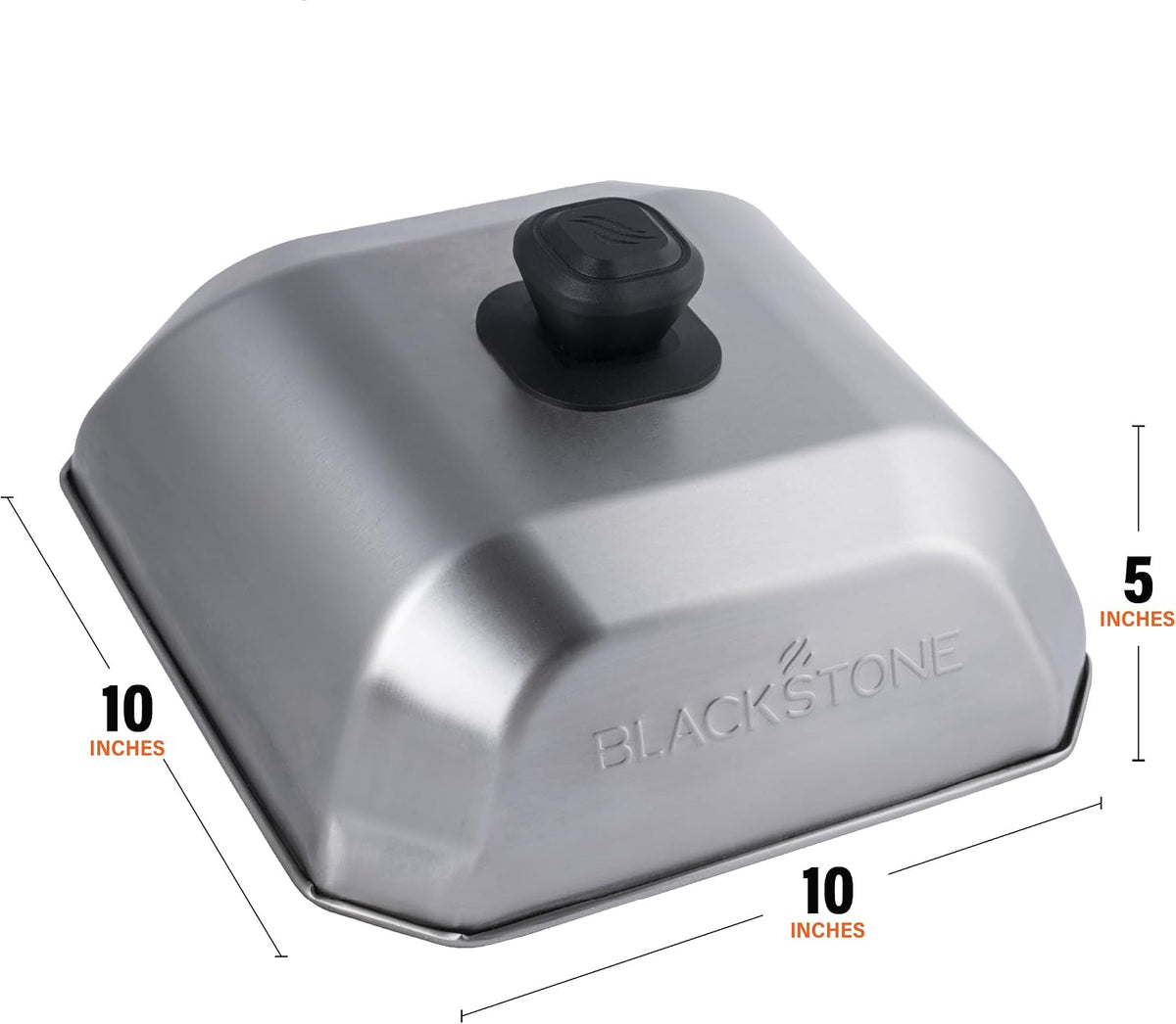 Blackstoneยฎ Stainless Steel Basting Cover, Medium, Square