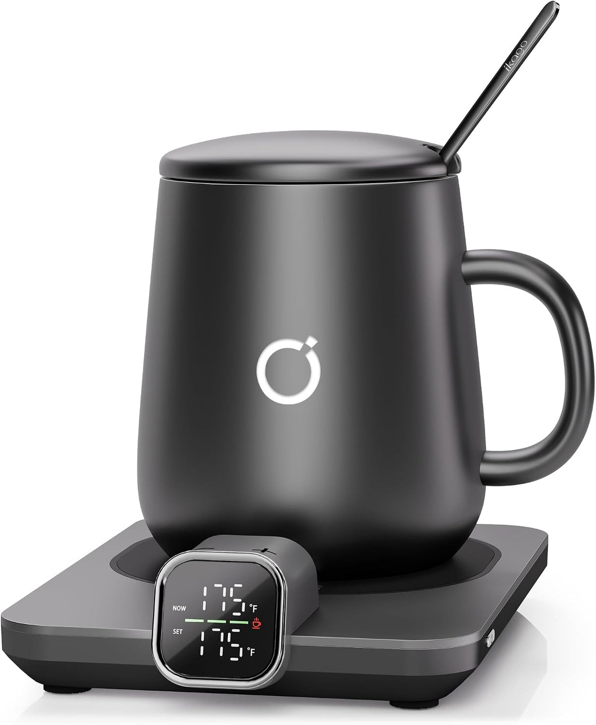 Coffee Cup Warmer & iKago Mug Set, 1โ Precise Temp Control Mug Warmer