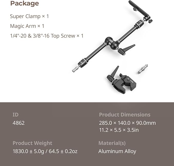 SMALLRIG Friction Magic Arm Camera Mount - Image 7