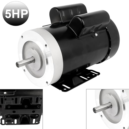 5HP Electric Motor 3450RPM General Purpose Single Phase Motor 208-230V 56C - Image 7