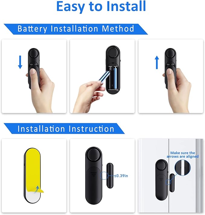 AKOYU Window and Door Alarm When Opened - Image 9