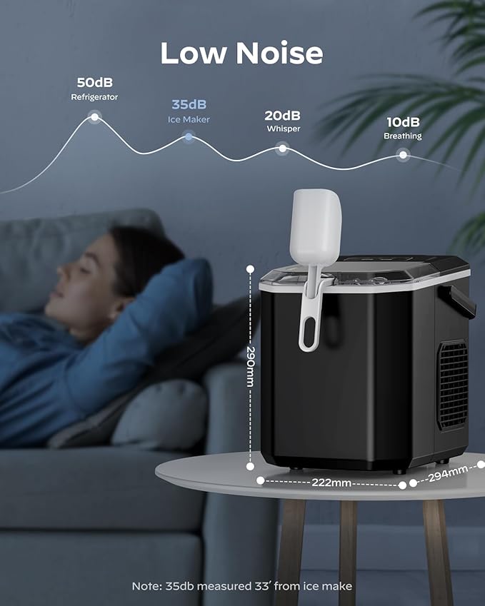 Silonn Ice Maker Countertop, Portable Ice Machine - Image 7