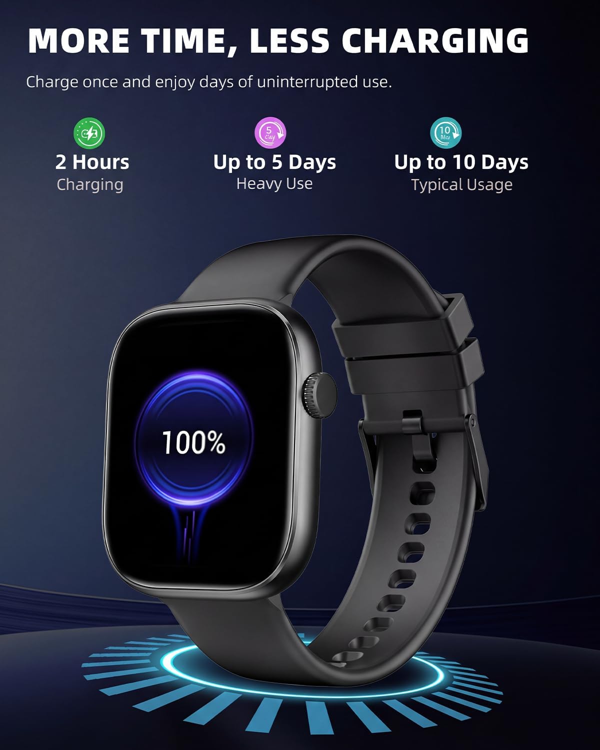 Smart Watch for Women Men, Fitness and Sleep Trackers with 1.83" HD Touc...
