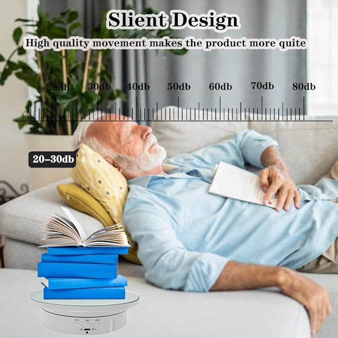 JAYEGT 2 in 1 Motorized Rotating Display Stand - Image 7