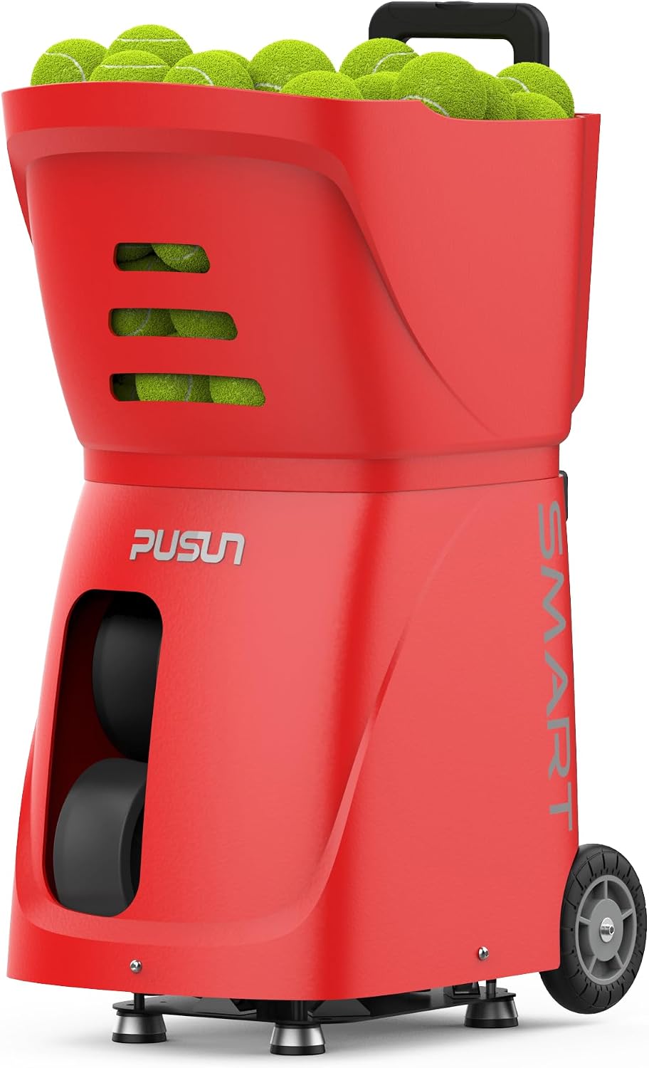 PUSUN|PT-Smart Tennis Ball Machine: App Control with 12 Built-in Training Mod...