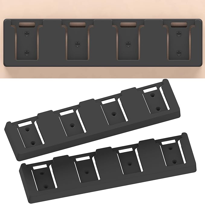 Battery Rack Compatible with DeWalt 20V Battery Holder, Mount 4 Slot Bulk - Image 3