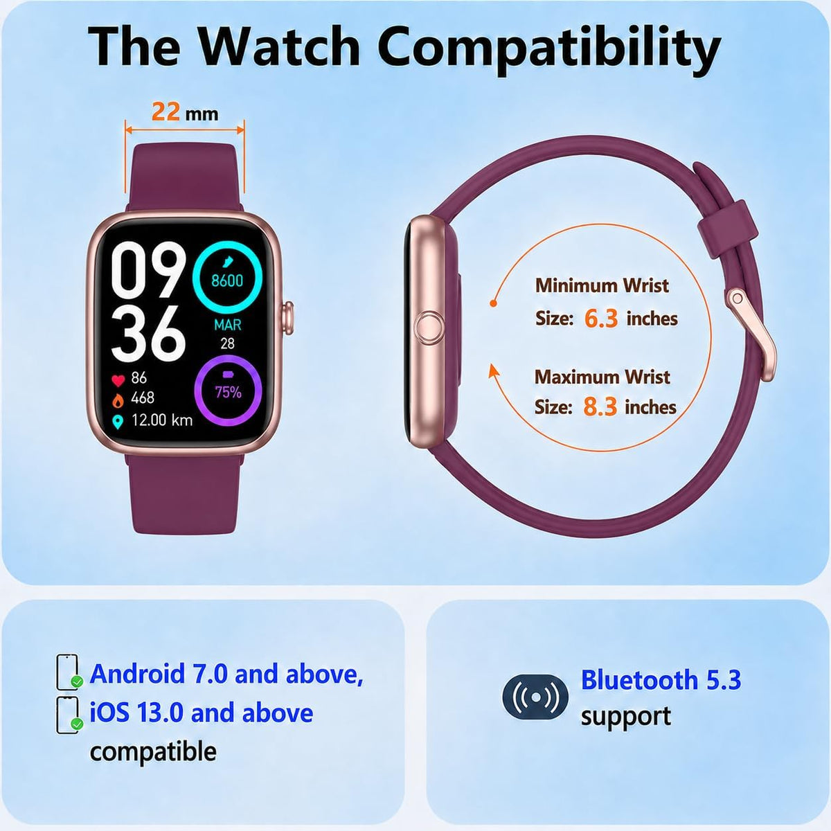 senior-friendly pedometer watch, step counter, no app or on a desk or shelf