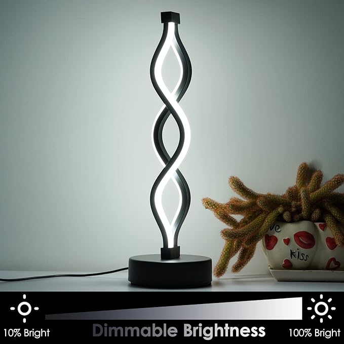 NUÜR Bedside Lamps Set of 2, Dimmable LED Nightstand Lamp, Small Nightstand Lamp - Image 7