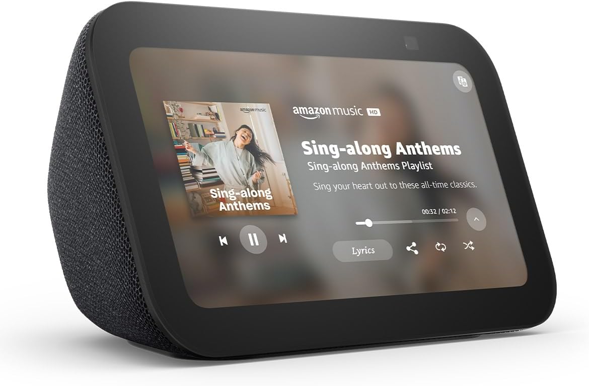 Amazon Echo Show 5 (newest model), Smart display, Designed for Alexa+, 2x the...