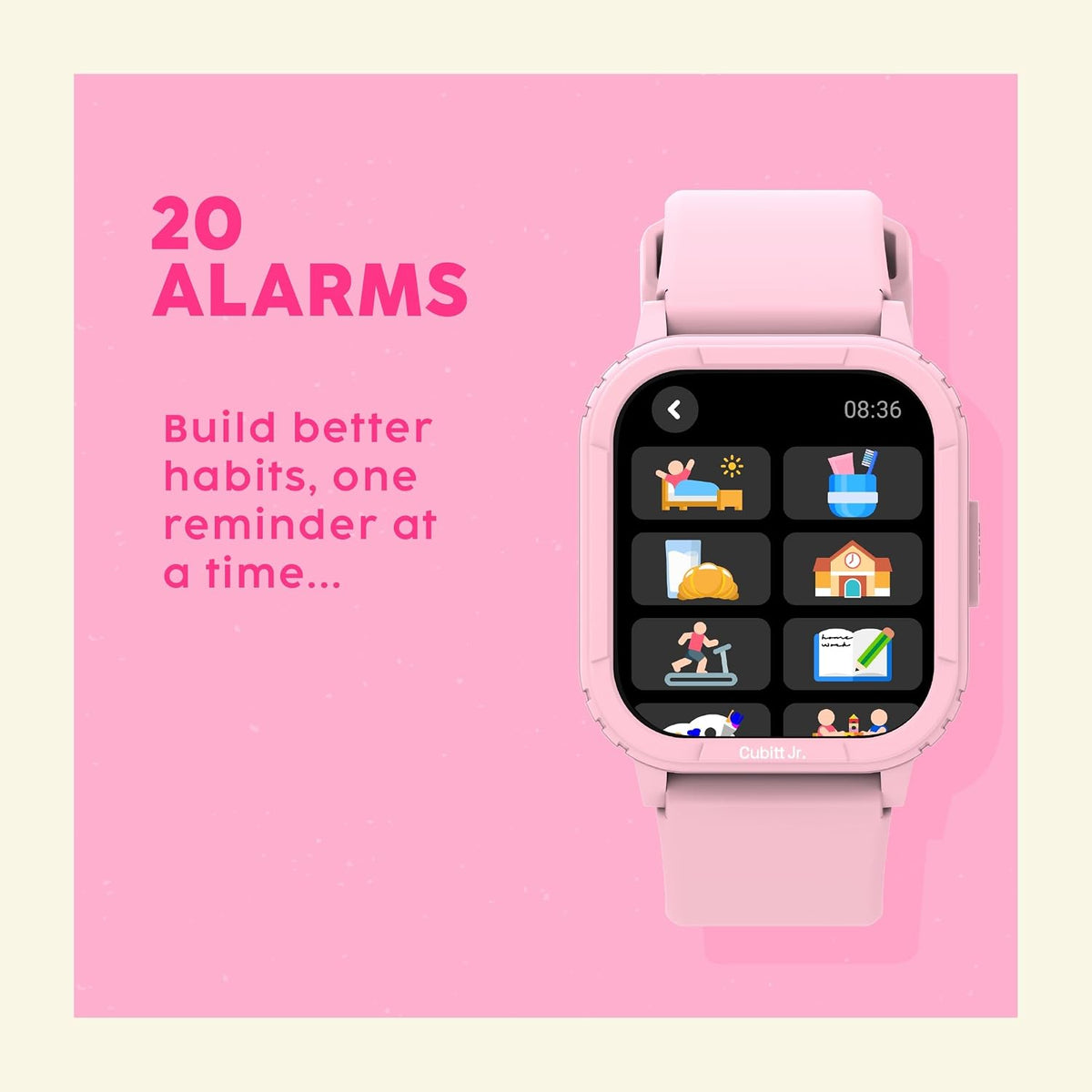 Cubitt Jr. Smartwatch Fitness Tracker, 1.75" AMOLED โ Forest Green