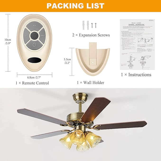 FAN35T Ceiling Fan Remote Control Replacement - Image 7