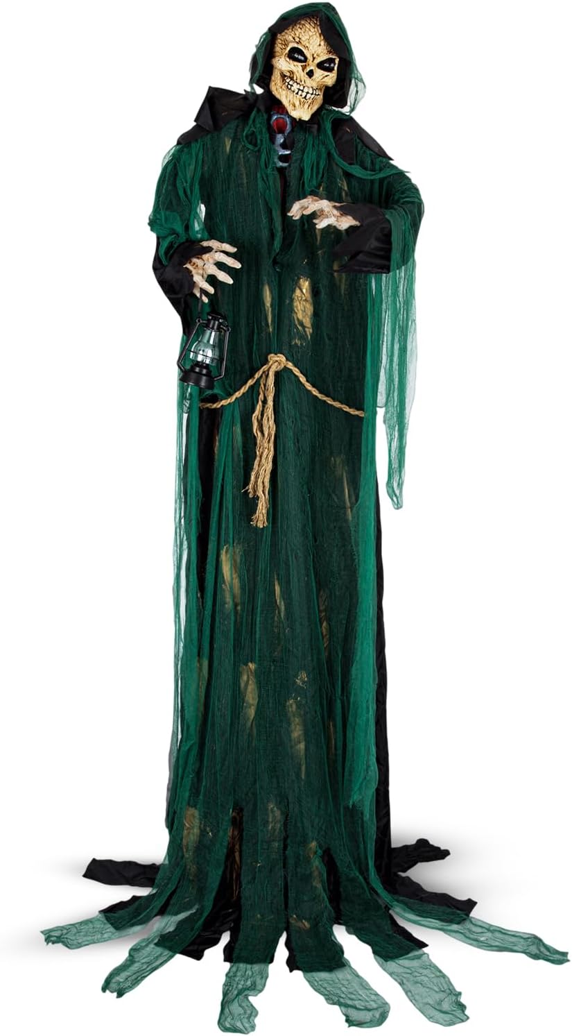 7FT Grim Reaper Standing Halloween Indoor Outdoor Decoration