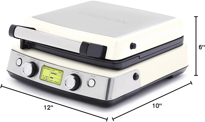 GreenPan Elite 4-Square Belgian & Classic Waffle Maker, Healthy Ceramic - Image 10