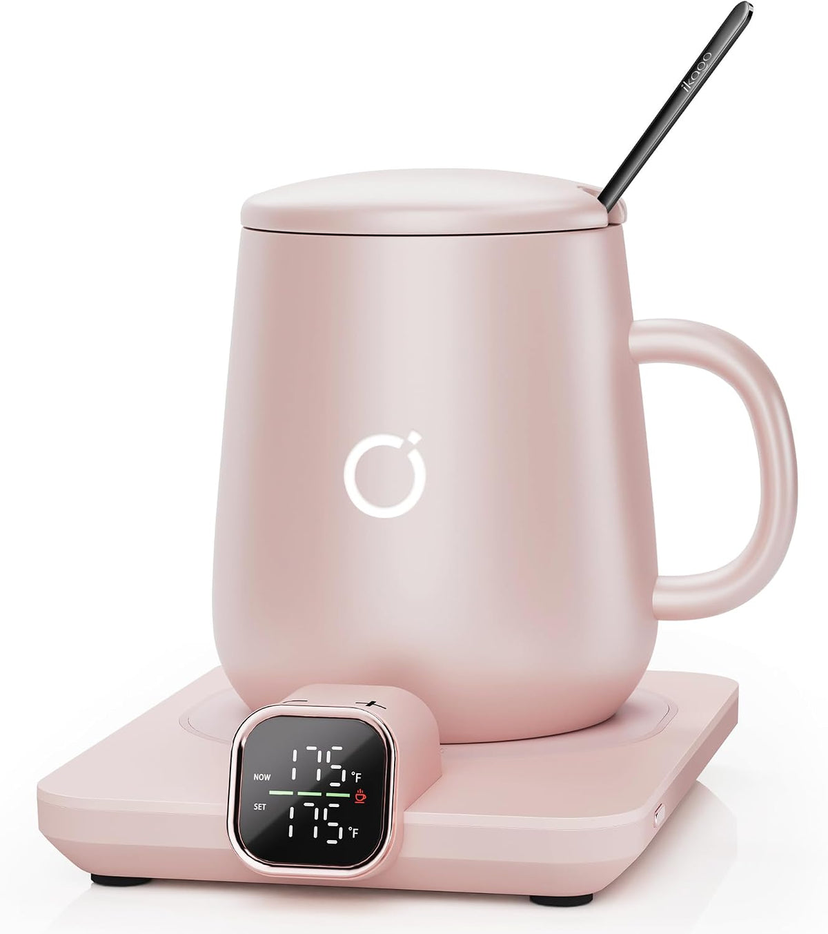 Coffee Cup Warmer & IKAGO Mug Set, 1โ Precise Temp Control Mug Warmer