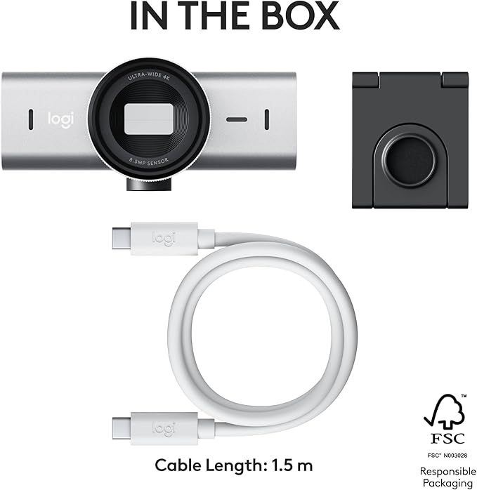 Logitech MX Brio Ultra HD 4K Collaboration, Streaming Webcam, 1080p at 60 FPS - Image 12