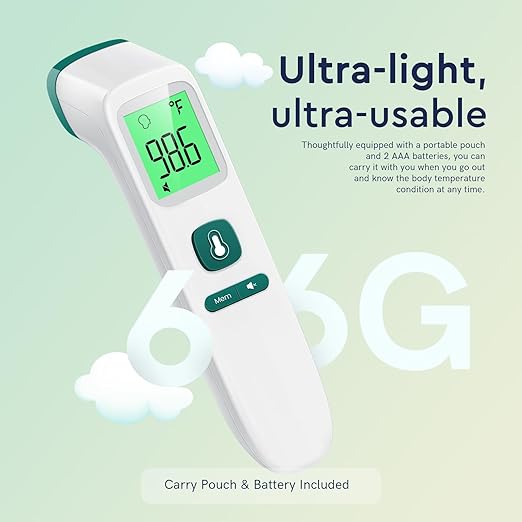 Viproud Forehead Thermometer for Adults and Kids, Fast Accurate Thermometer - Image 7