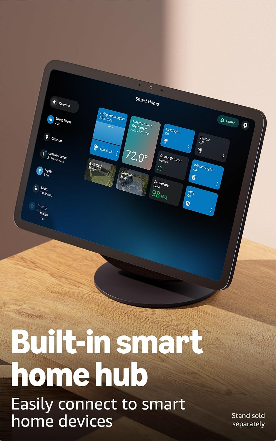 Amazon Adjustable Stand | Designed for Amazon Echo Show 8 & 11 (2025 rele...