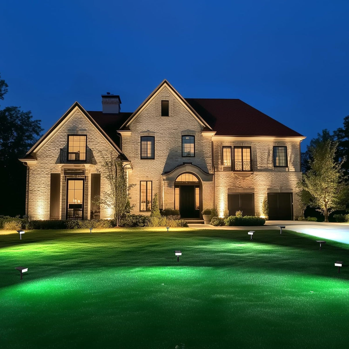 Consciot Solar Spot Lights Outdoor, Halloween Lights, 170ยฐ Wide Beam